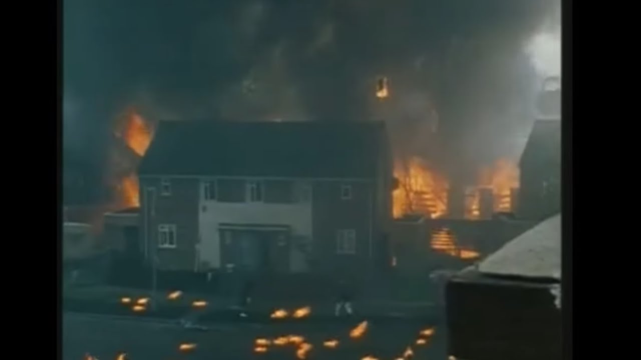 London’s Burning Propane Yard Explosion