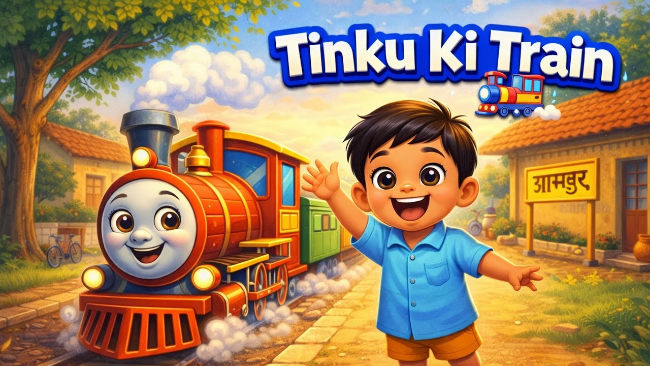 Tinku Ka Toy Train Town + More Kids Nursery Rhymes Collection in Hindi
