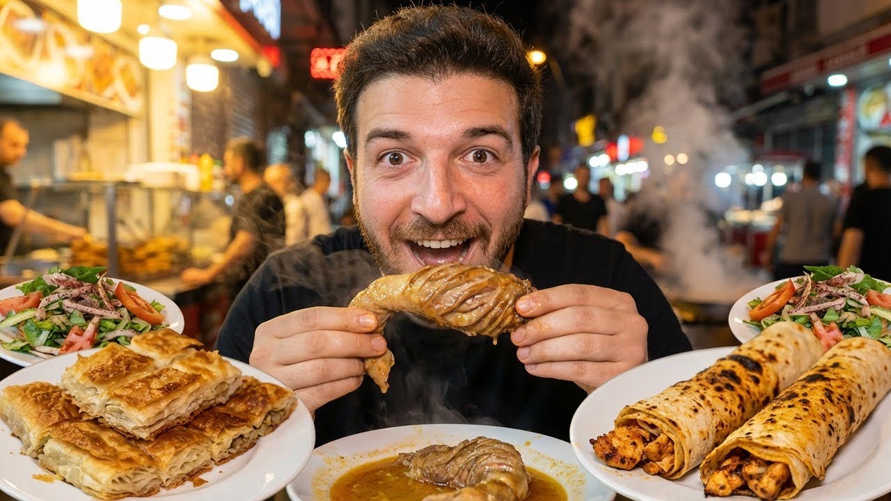 Adana’nın En İyi Gece Sokak Lezzetleri! Şırdan, Söğüş, Börek, Tavuk Dürüm 