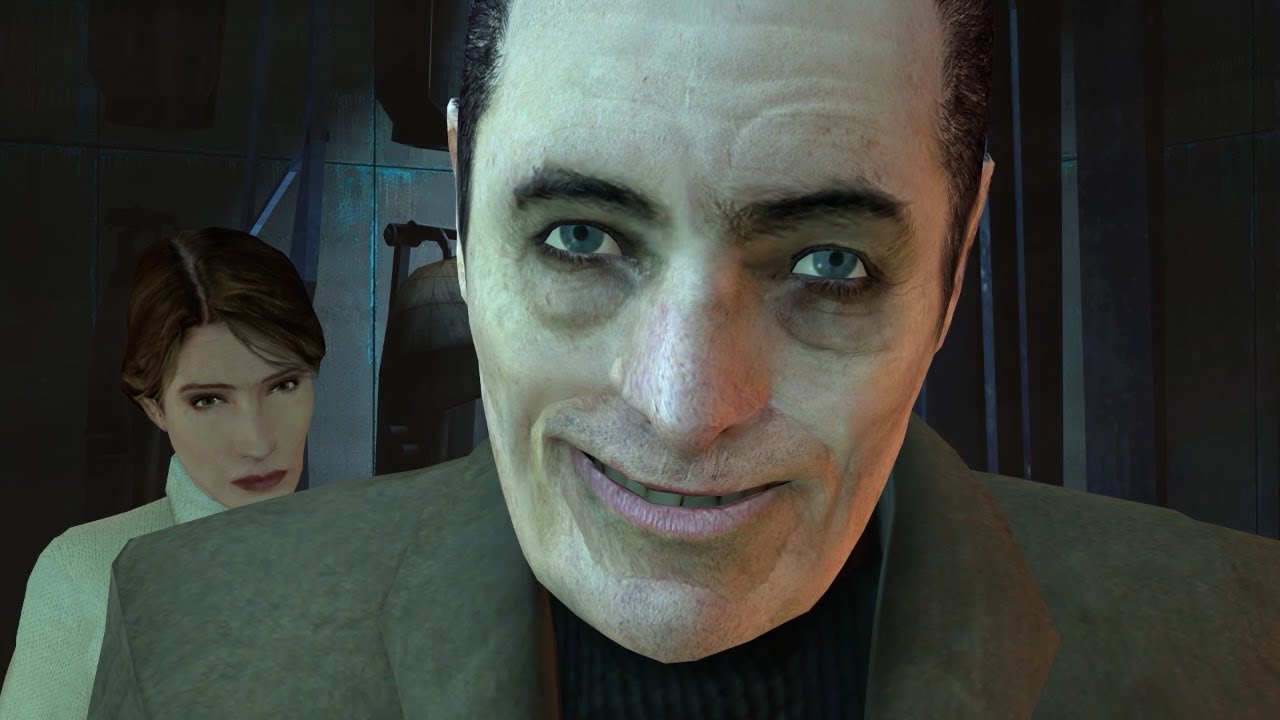 Half-Life 2 - Breen with Gman's face