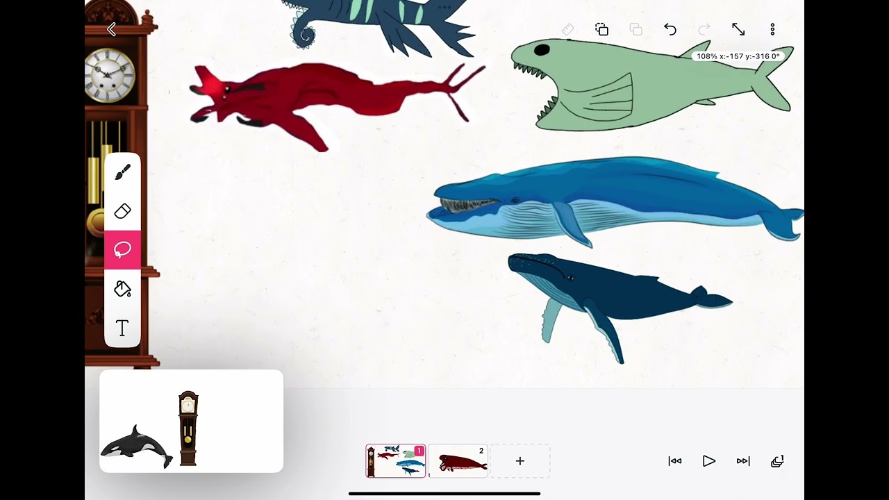 Hickory dickory dock sea monsters