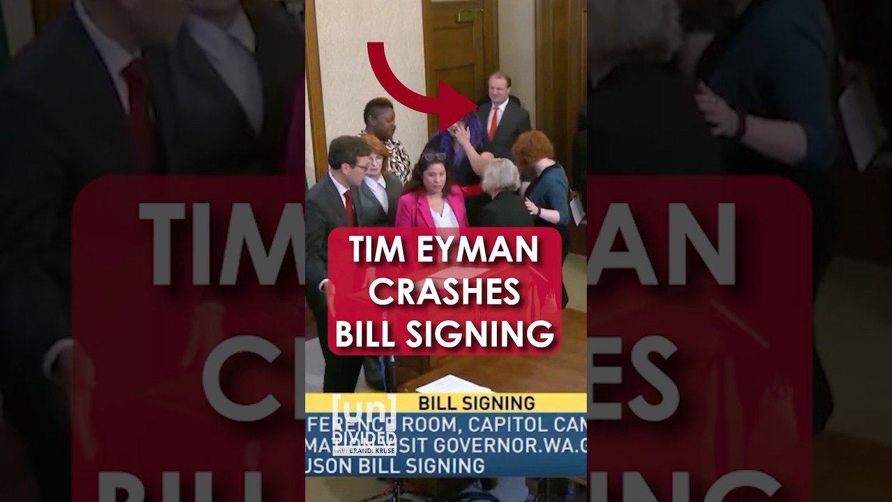 Tim Eyman stood right behind Gov. Bob Ferguson as he signed a bill upending parental rights.