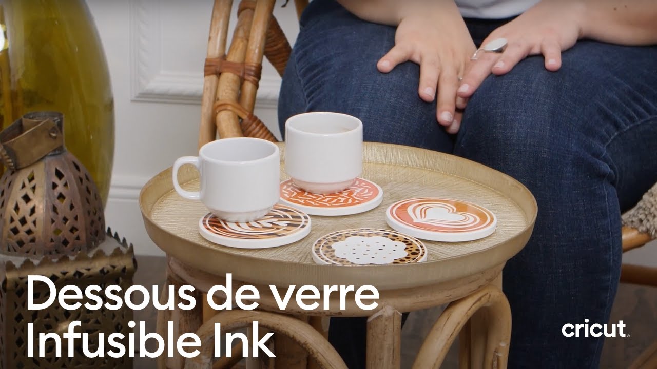 Personnaliser des dessous de verre avec la gamme Infusible Ink