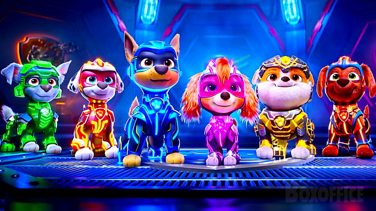 The Paw Patrol becomes the Mighty Patrol | PAW Patrol: The Mighty Movie | CLIP
