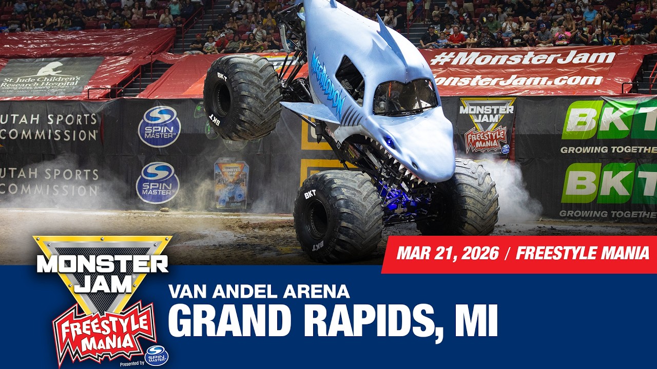 Monster Jam: Grand Rapids, MI - 3 (Full Event) | March 21, 2026 | Freestyle Mania
