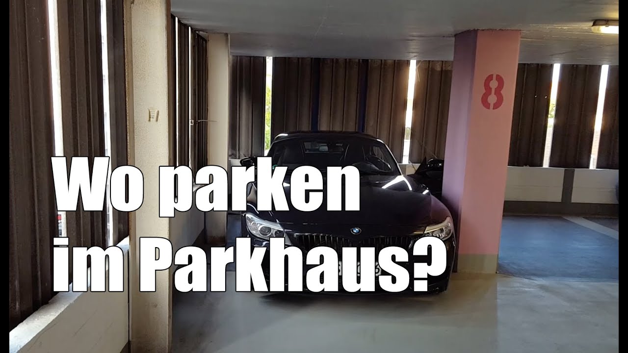 Wo parken im Parkhaus und auf Parkplätzen - Auto Dellen und Kratzer vermeiden
