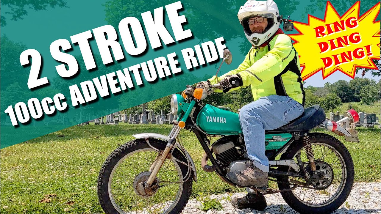 Обзор и поездка на 100-кубовом двухтактном мотоцикле Yamaha LT2 100 Enduro 1972 года выпуска.