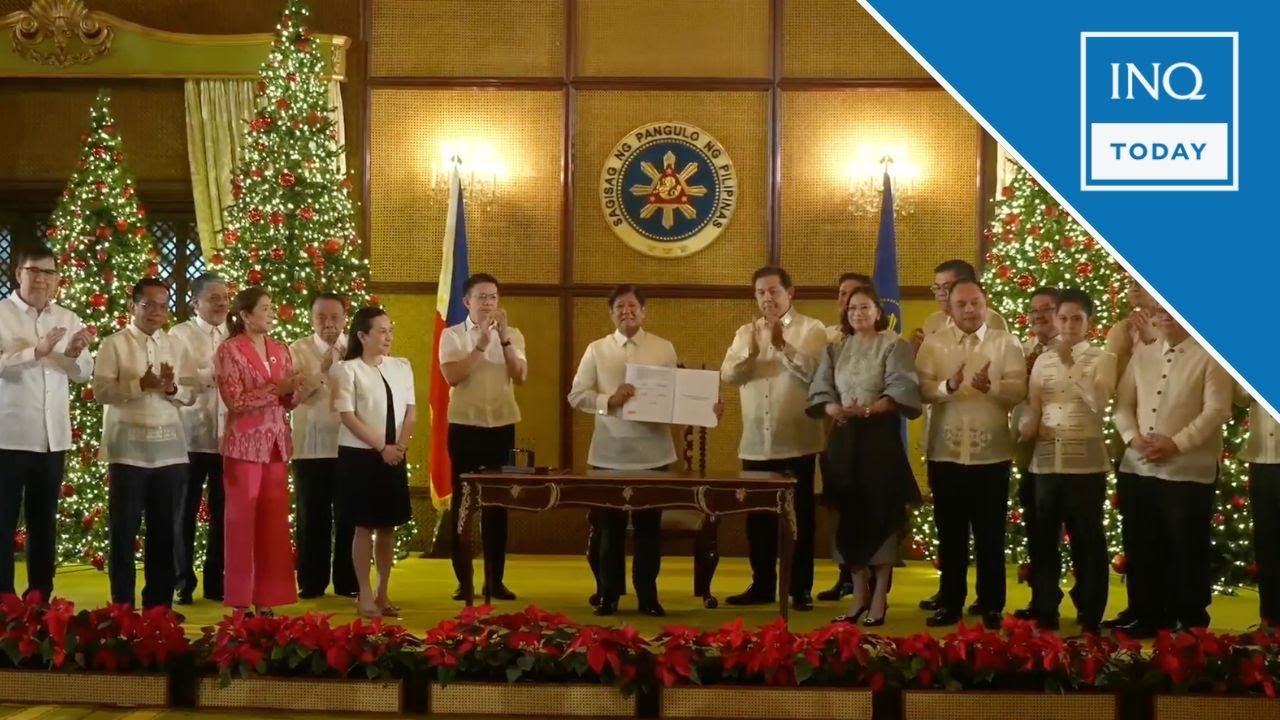 Marcos signs P6.3 trillion 2025 national budget, vetoes P194 billion | INQToday