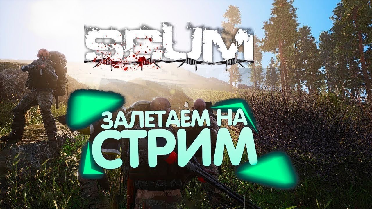 Стрим: SCUM (BLACK SERVER )