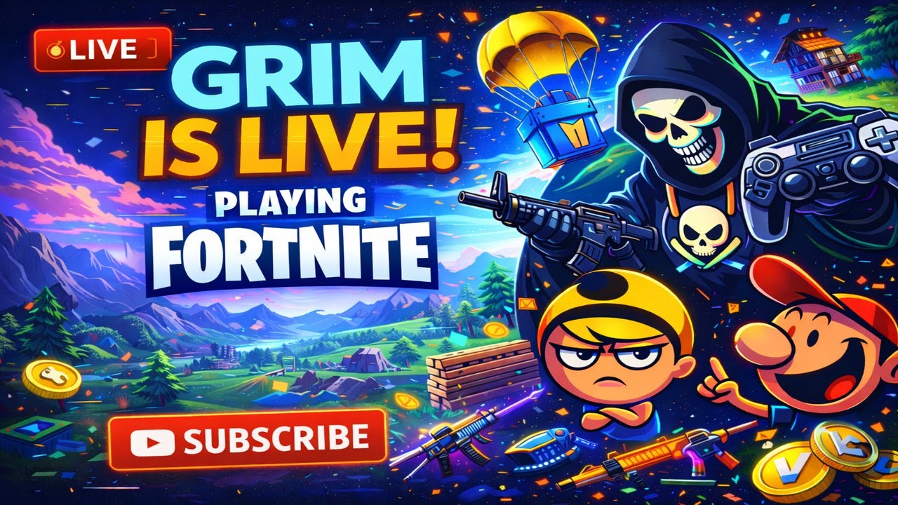 GRIM Playing Fortnite
