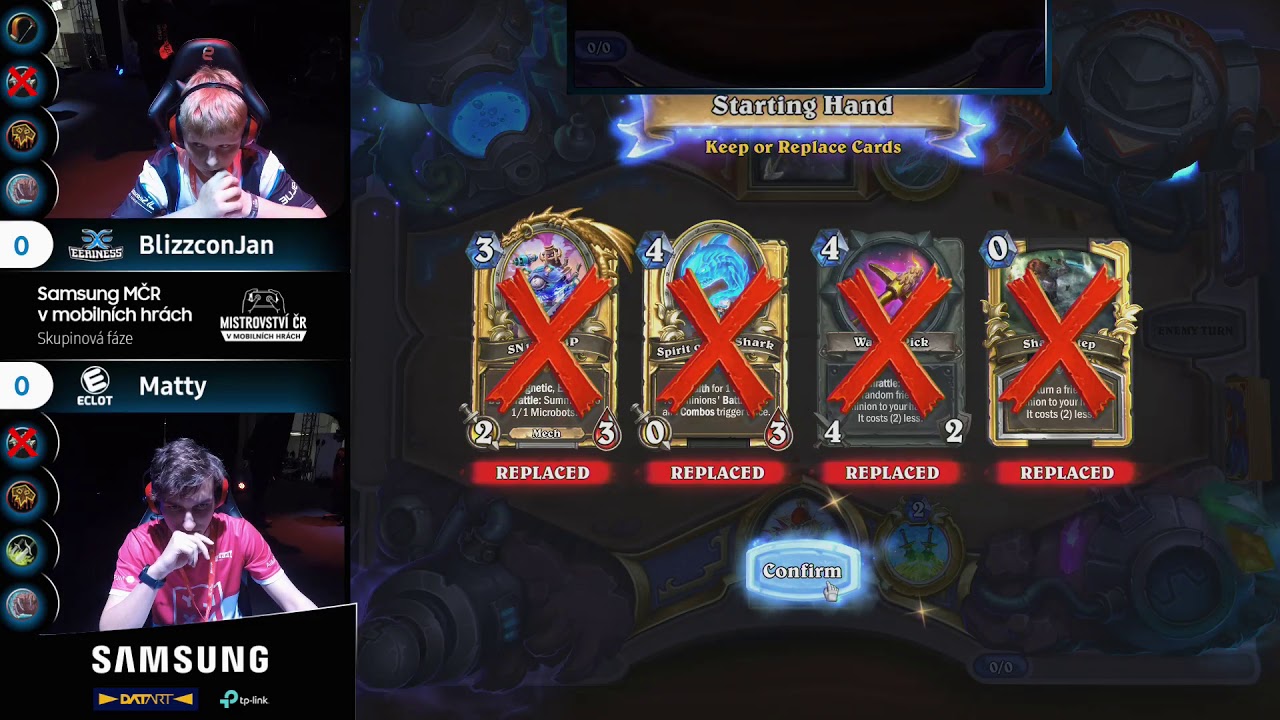 Samsung MČR 2019 v HS: 1. skupiny – Matty vs. BlizzconJan