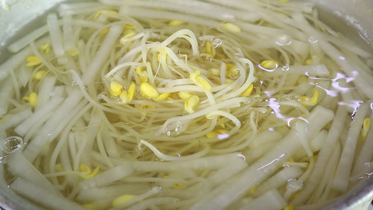 국간장 넣지마세요! 소문난 식당 콩나물국은 이렇게 만들어 깔끔해요~