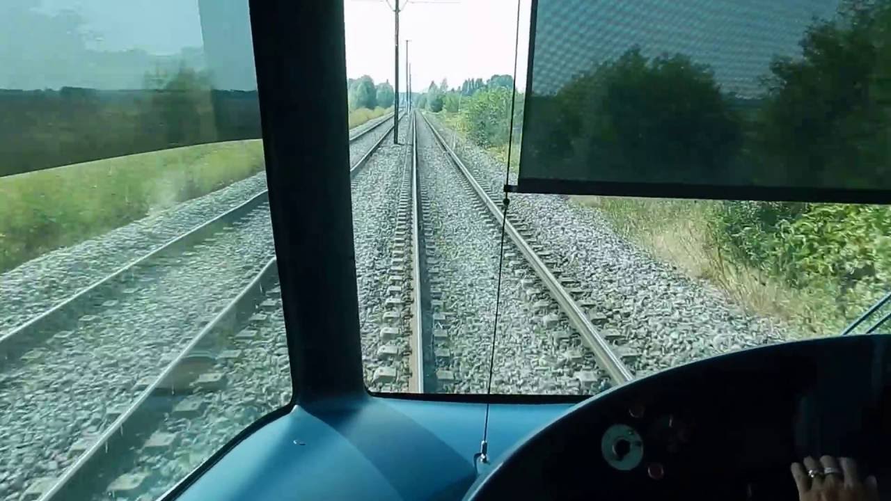 Cab Ride Tramway Valenciennes - ligne T1 - de Anzin Hotel de ville à Espace Villars
