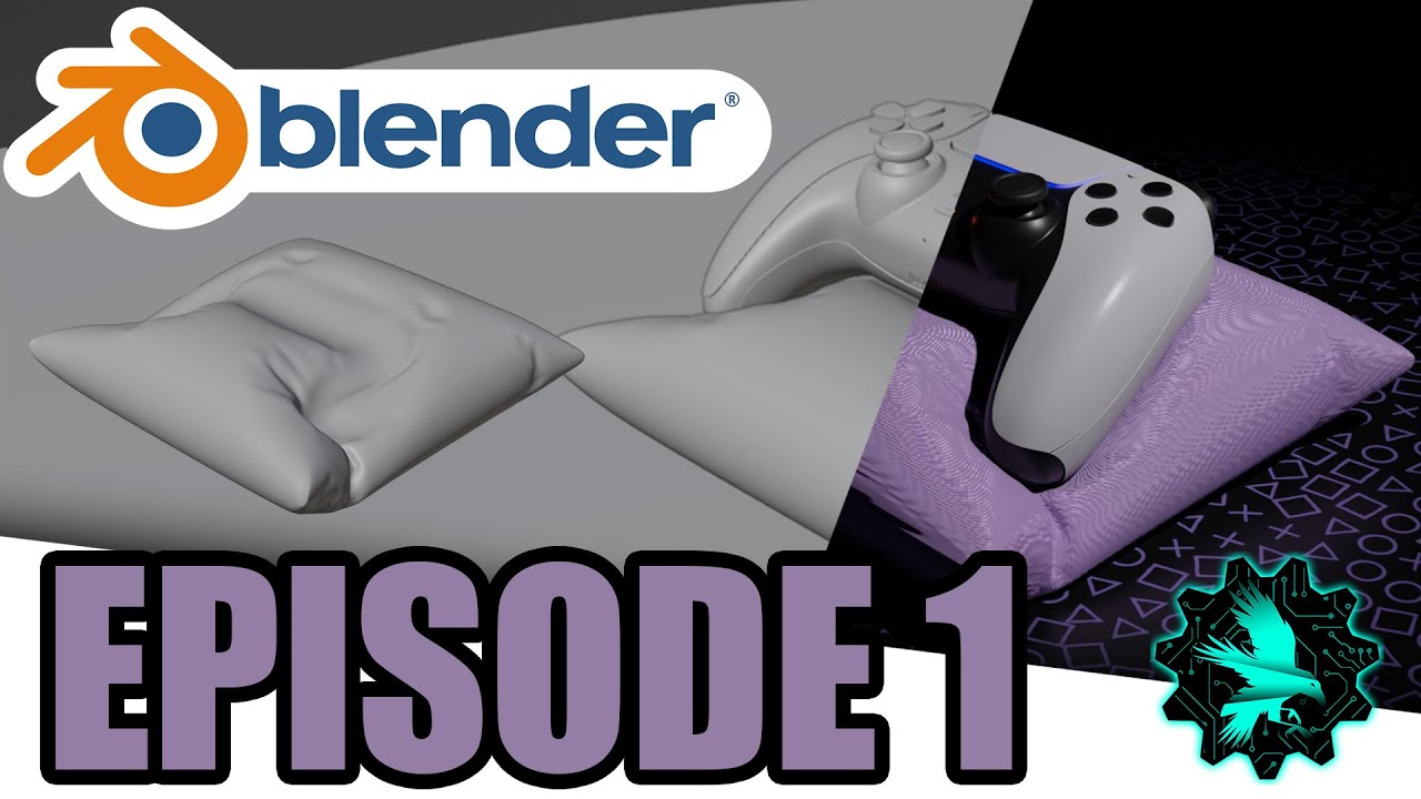 BLENDER EPISODE #1 - FAIRE UN SUPPORT EN FORME DE COUSSIN // TUTO FR