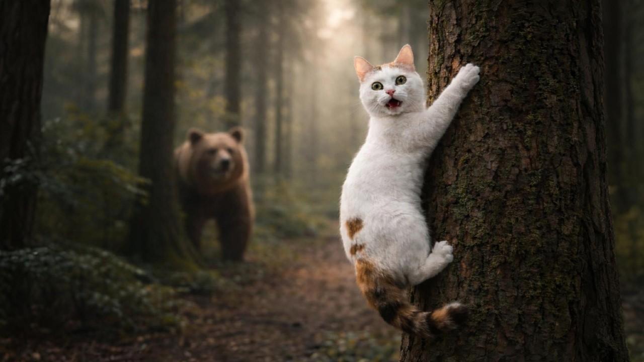 My Cat Froze When We Entered the Forest