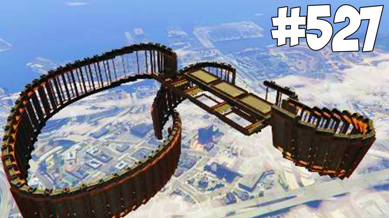 TRIPLE WALLRIDE EN HAUT DE LA MAP ! GTA 5 ONLINE COURSE #527