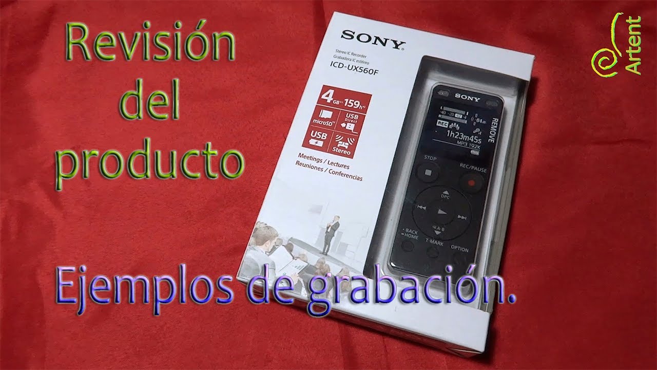 Grabadora Sony ICD-UX560F, revisión exhaustiva de producto.
