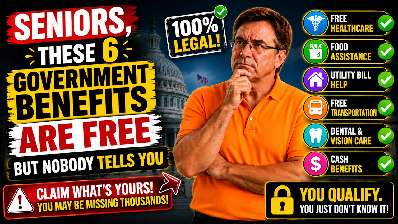 Seniors, These 6 Government Benefits Are Free But Nobody Tells You