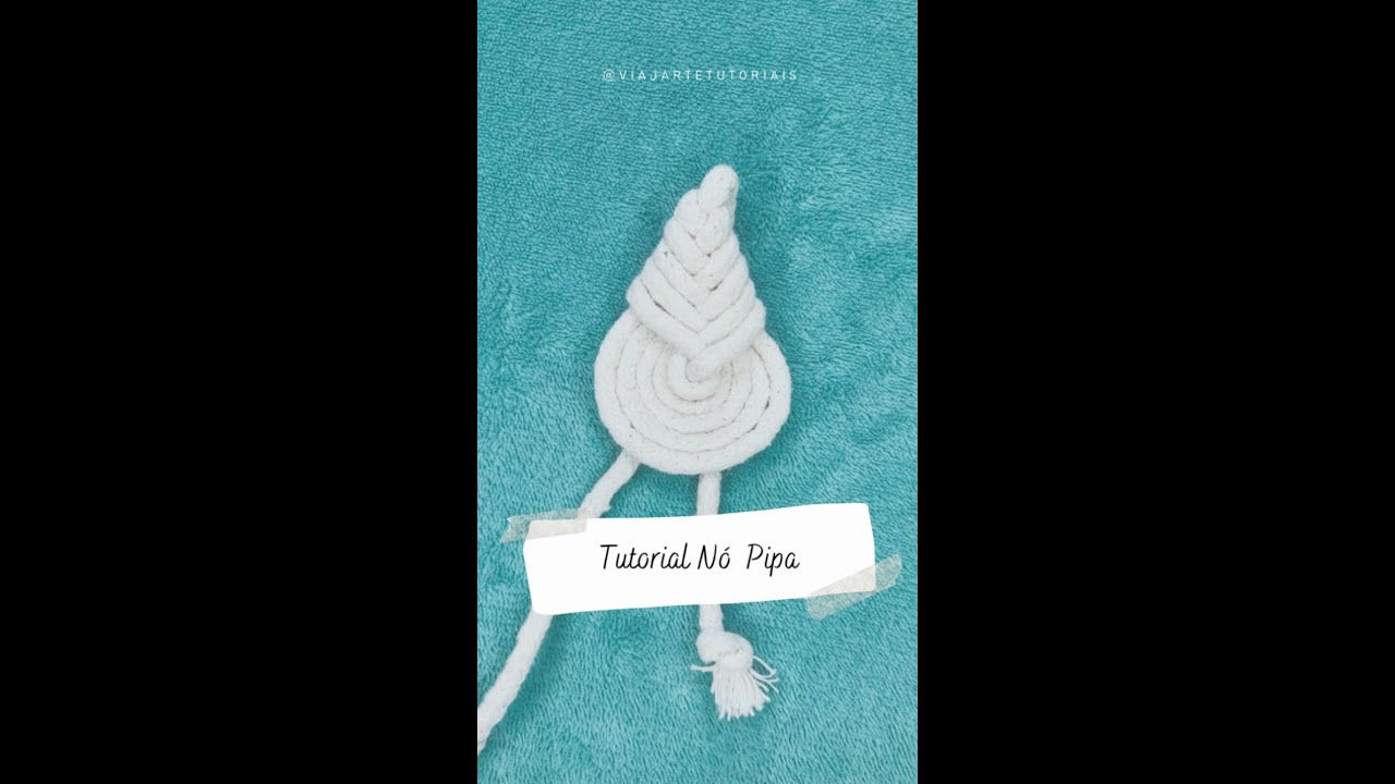🧶 TUTORIAL R&Aacute;PIDO DE N&Oacute; PIPA EM MACRAME #macrametutorial #macrame #macramepassoapasso