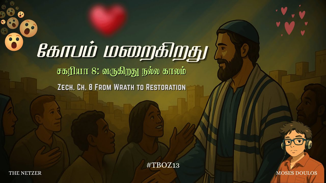 கோபம் மறைகிறது, கிருபை மலர்கிறது! #Zechariah, Zech CH. 8