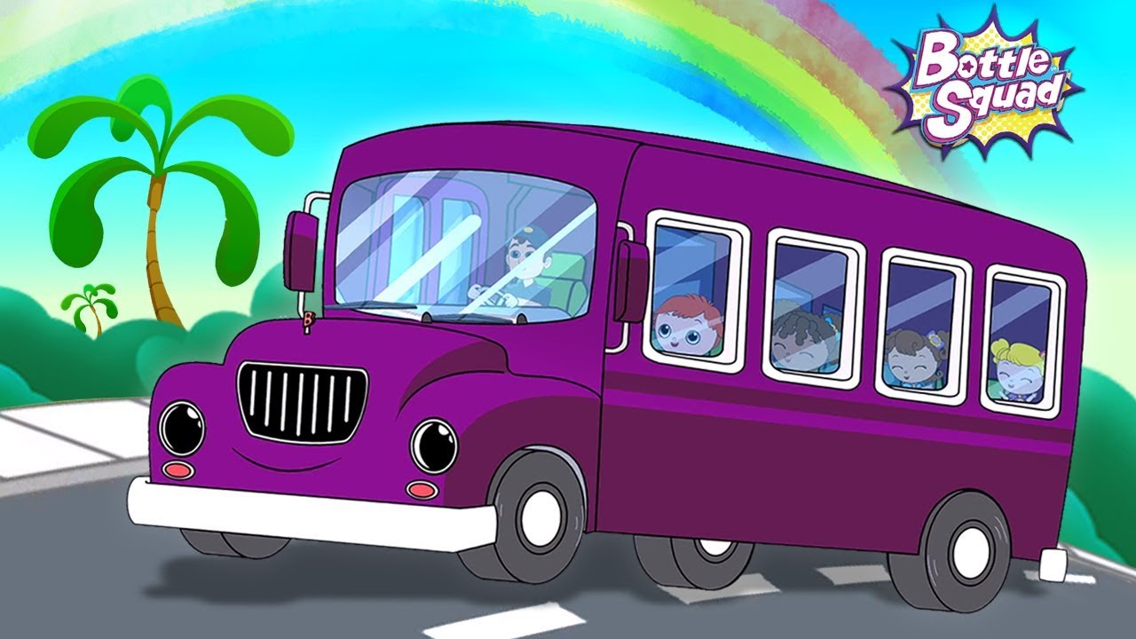 Wheels On The Bus | Rhymes For Kids | Baby Songs | Kids Cartoon Videos | Superhero Kids