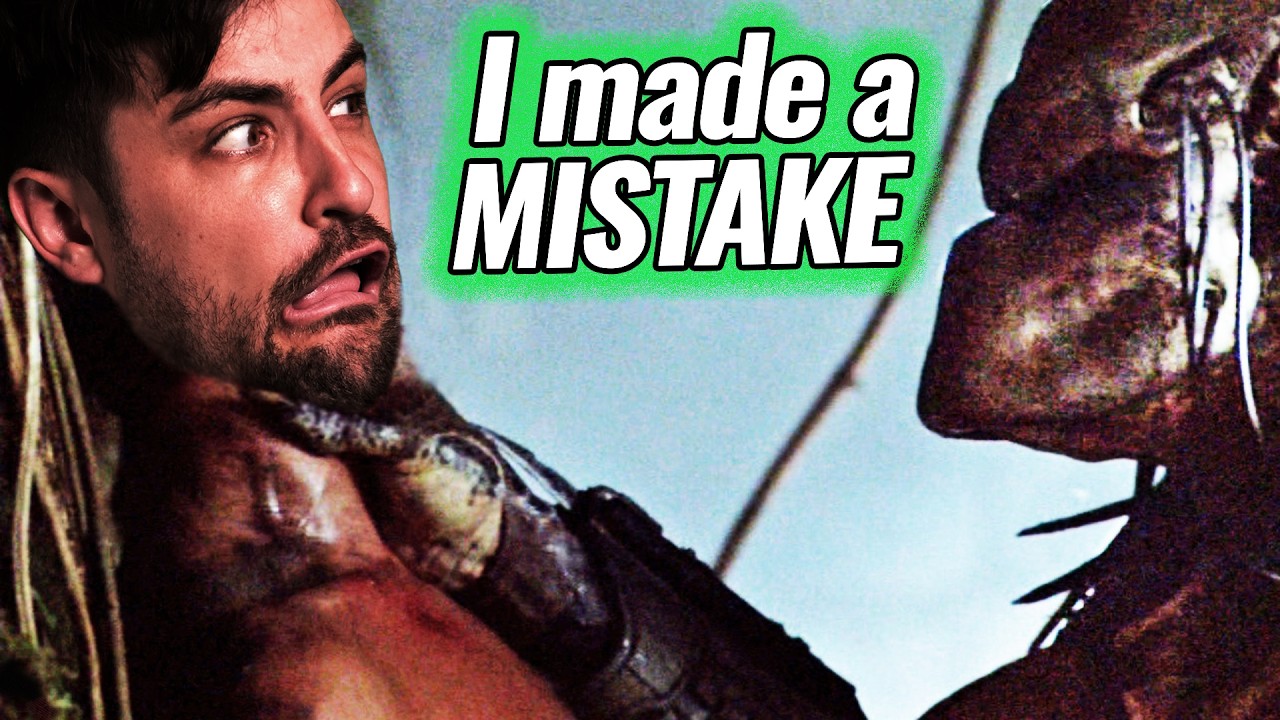 I explain all 5 Predator movies while evading an invisible Yautja