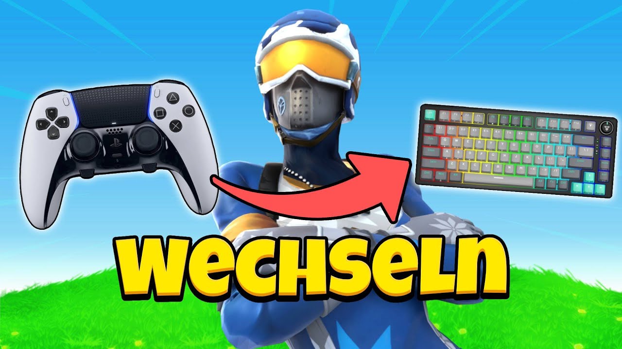 So wechselst DU von CONTROLLER auf TASTATUR in Fortnite!🔥| Fortnite Tipps und Tricks