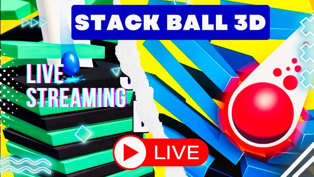 🔥Stack Ball 3D Live Gameplay #gaminglive #verticallive #stackball #stackball3dgameplay #shortsfeed