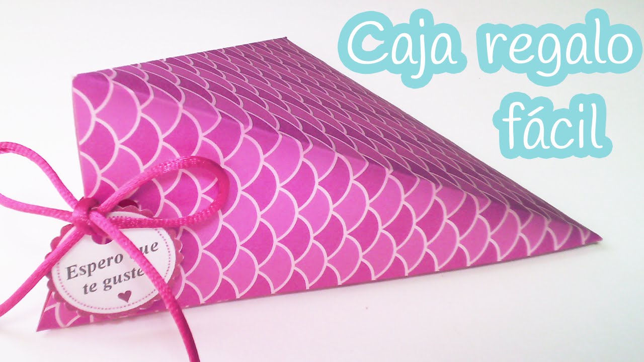 Manualidades: CAJA para regalo FACIL y rápida de hacer - Innova Manualidades