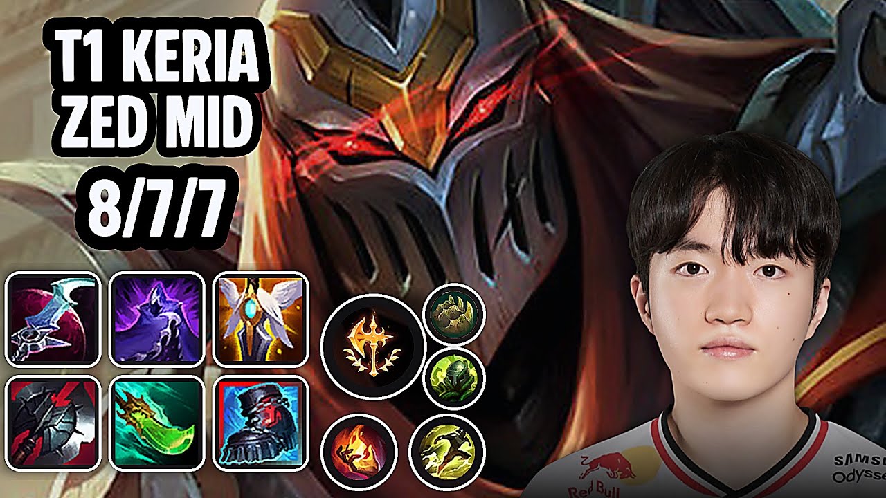 T1 Keria Zed Mid SoloQ Replay 20260109