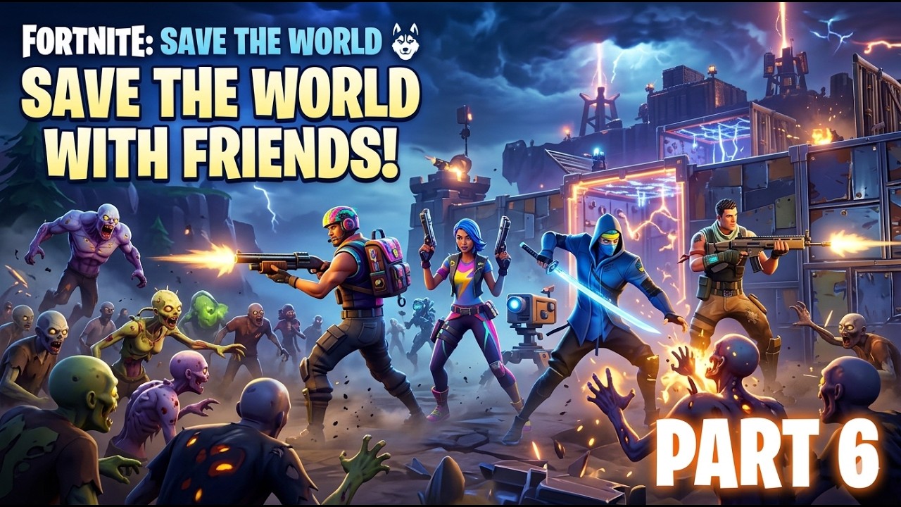 Fortnite: Let's Save the world with friends (part6)(Road to 1k Subs!) 🙏 / MIRACLE X STUDIO GAMING