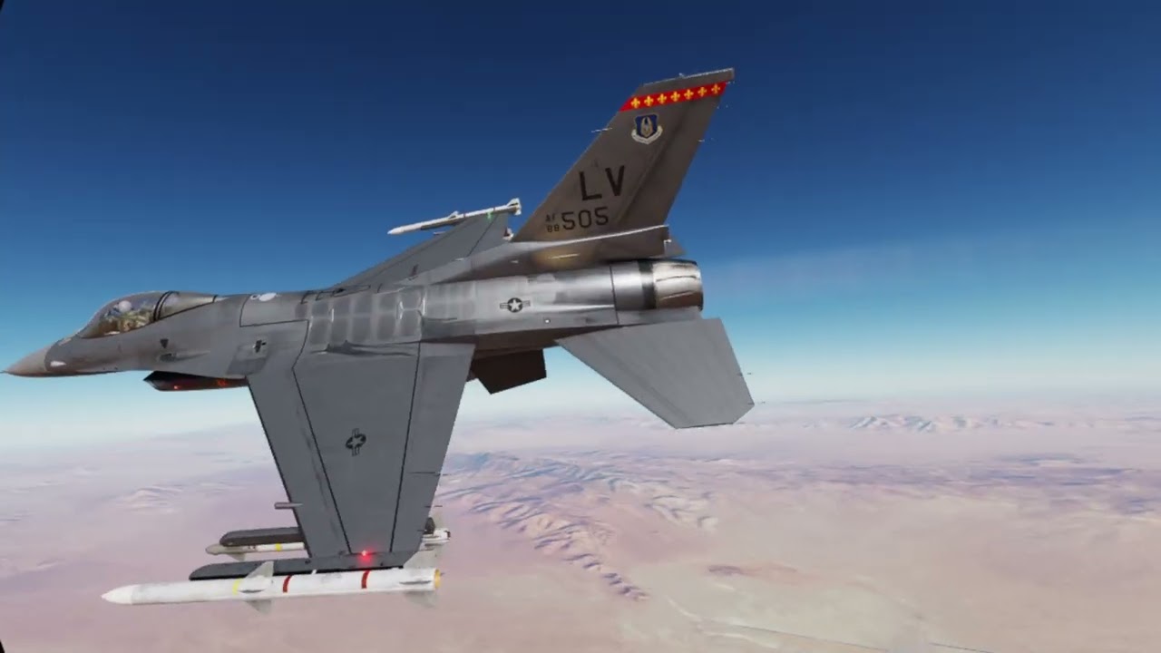 F-16 DCS Nevada Tonopah / Fast Fuel Friday with Pattern work