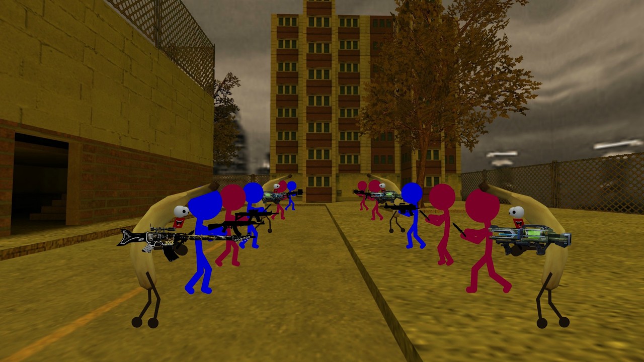 Counter-Strike 1.6 - ze_atix_panic_v1_fix (Побег из-под завесы зомби) - Анимация