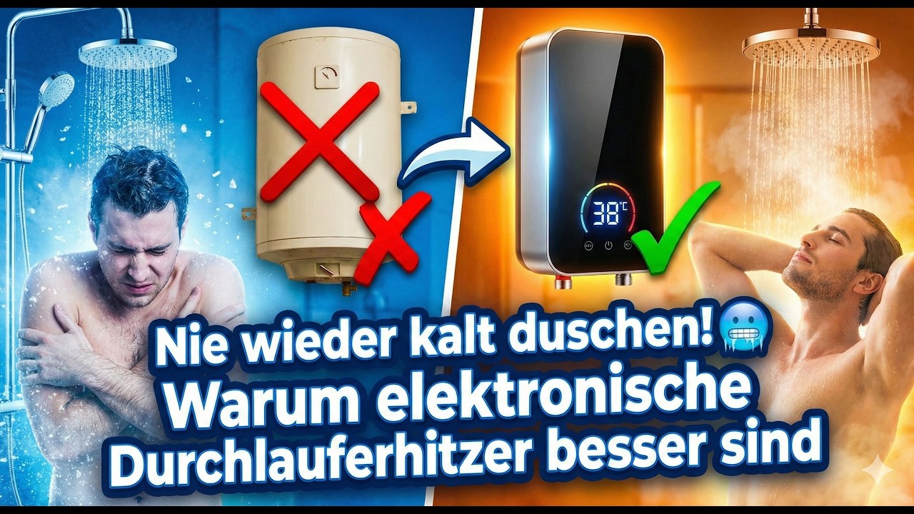 Die Wahrheit über elektronische Durchlauferhitzer: Kosten & Installation