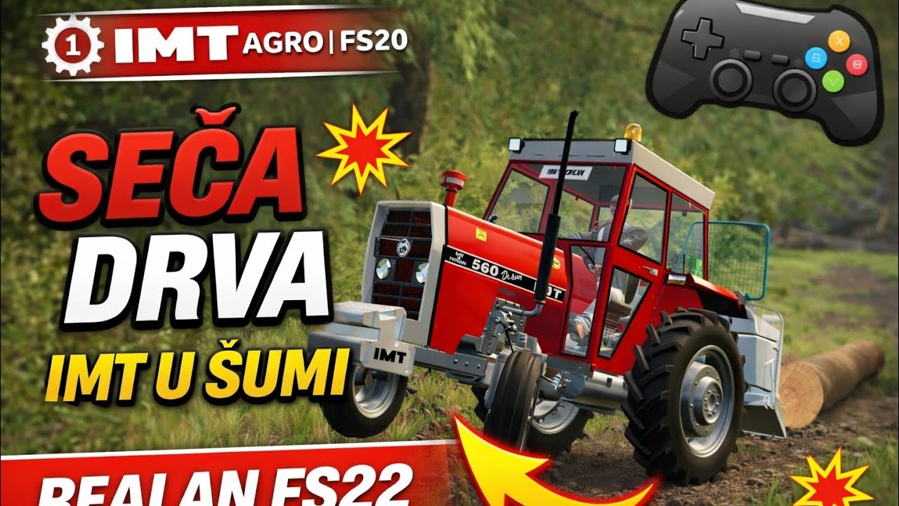 IMT 560 U ŠUMI – PRAVI PAKAO OD POSLA! 😱 | FS22