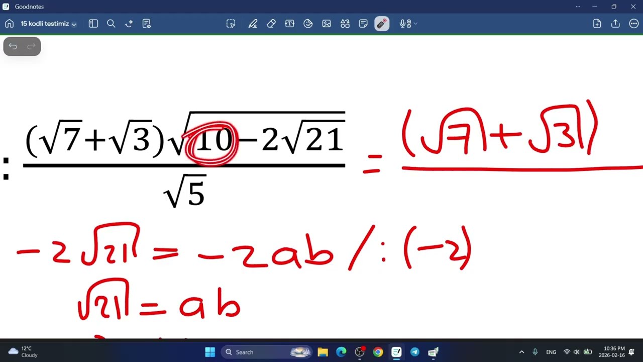 MS | Abituriyentlar Uchun 15 Muhim Test Tahlili | Xatolaringizni Toping! 📈