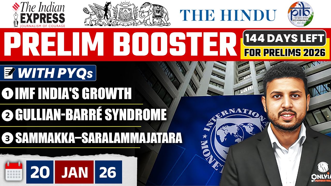 Daily Current Affairs- 20 January 2026 | The Hindu News Paper | Prelim Booster by Rishav Sharma Sir