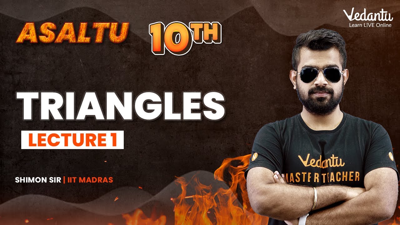 Triangles| L1 | Class 10 Maths |  Shimon Sir | Vedantu Master Tamil