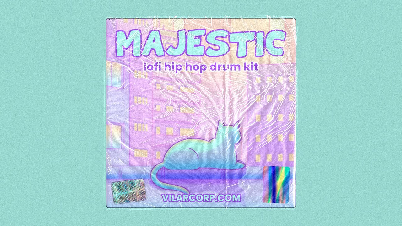 MAJESTIC Lo-Fi Hip Hop Drum Kit by VILARCORP | LOFI SAMPLE PACK