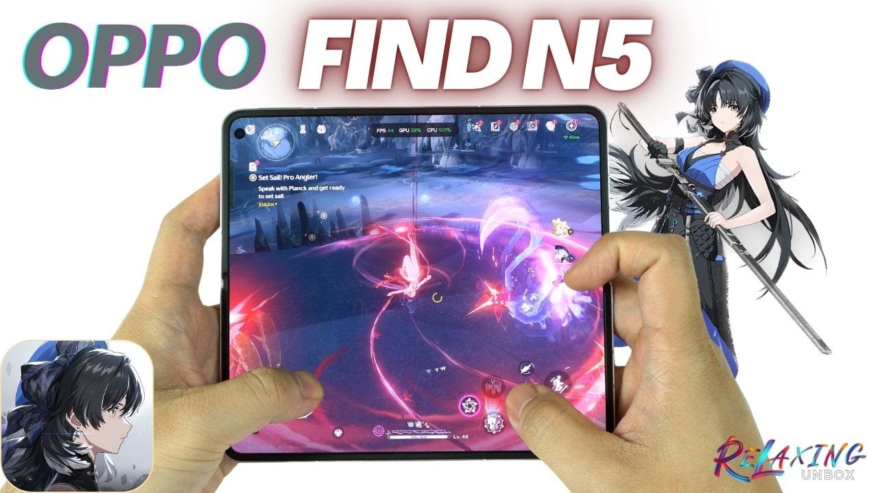 Oppo Find N5 Wuthering Waves Gaming review | FPS & Battery Drain test