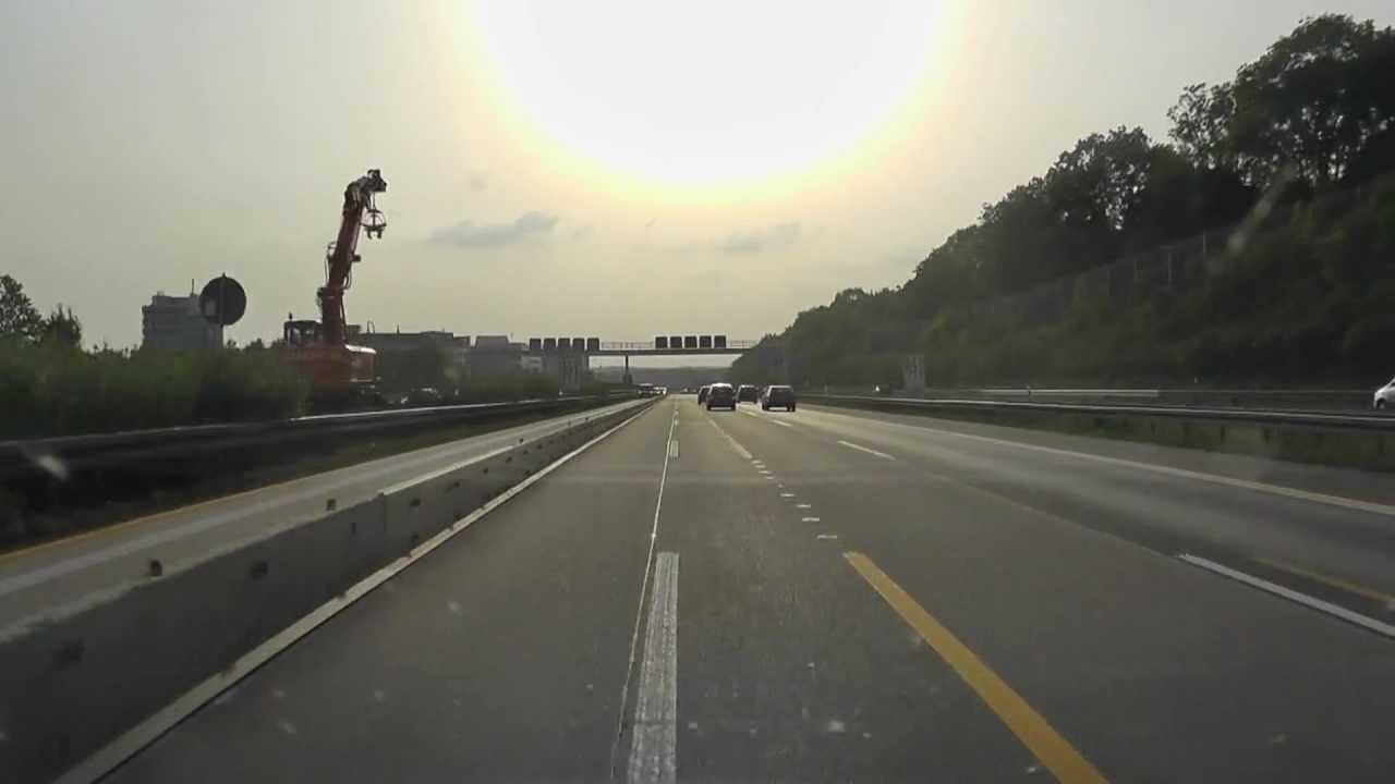 Driving the German Autobahn to France
