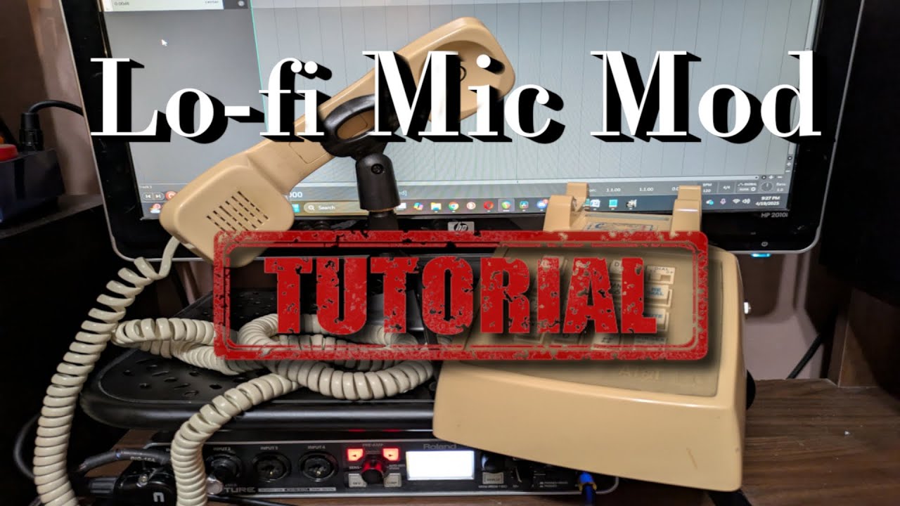 DIY Telephone Microphone | How I Made One | Lo-Fi Audio