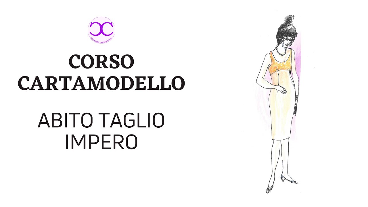 COME CREARE IL CARTAMODELLO PER UN ABITO TAGLIO IMPERO