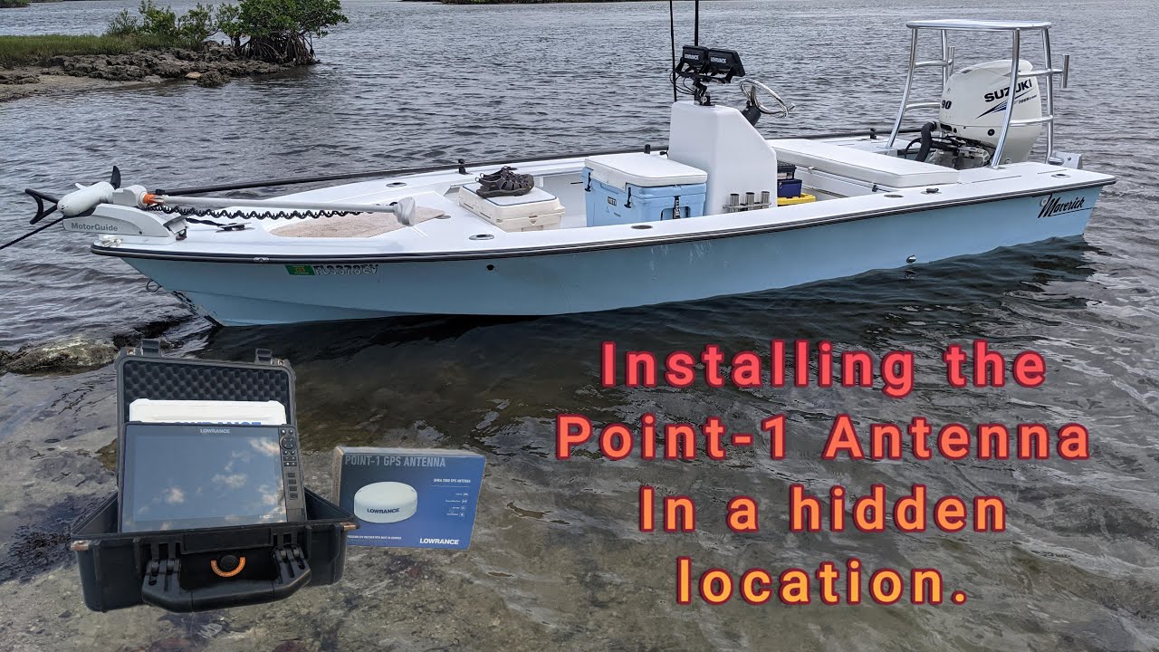 Lowrance Point-1 Antenna Hidden Install