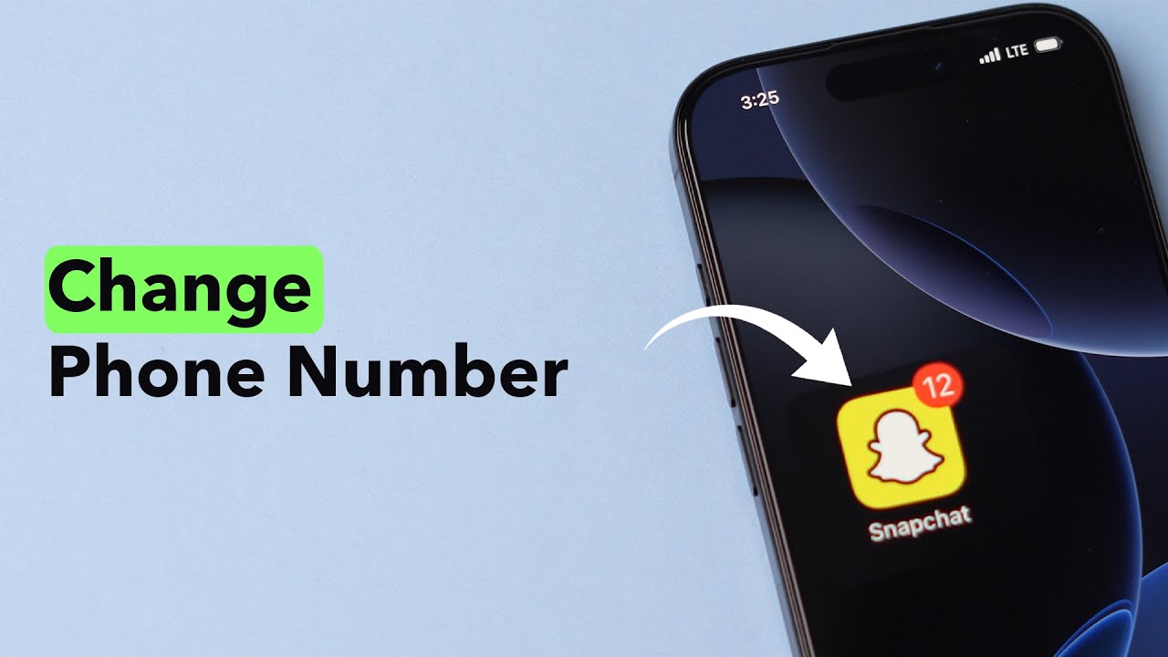 Как изменить номер телефона в Snapchat?