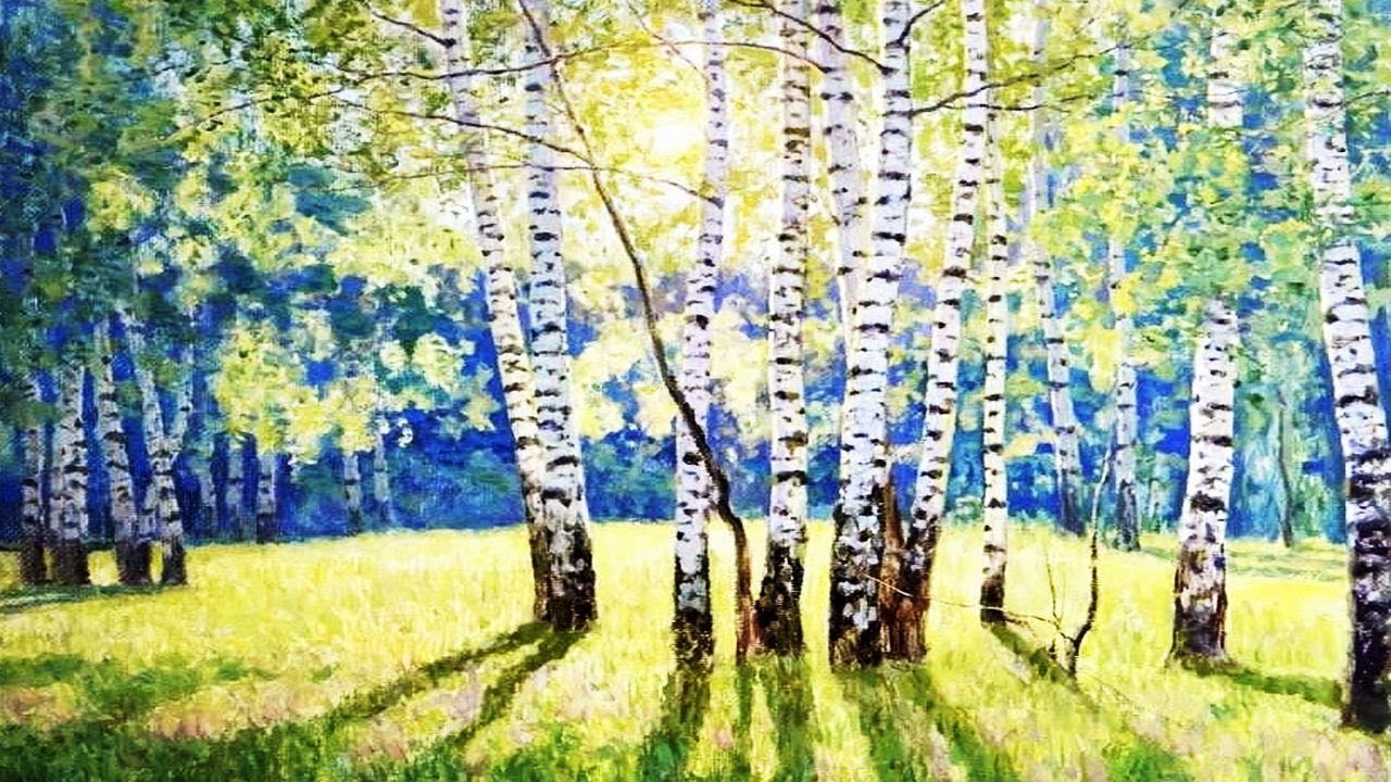 Весенние пейзажи художника Рема Сайфульмулюкова.