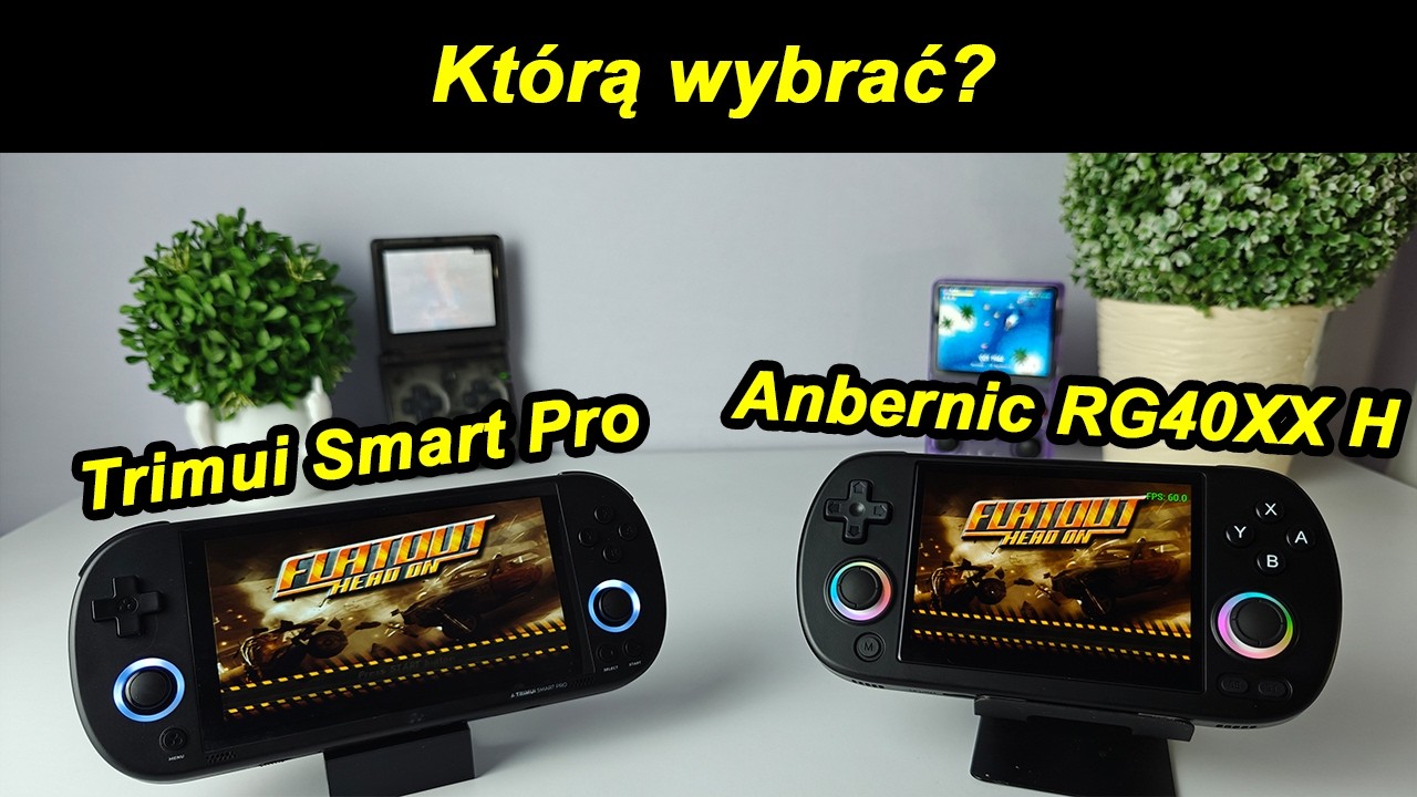 Anbernic RG40XX H vs TrimUI Smart Pro: Która przenośna konsola retro jest lepsza?