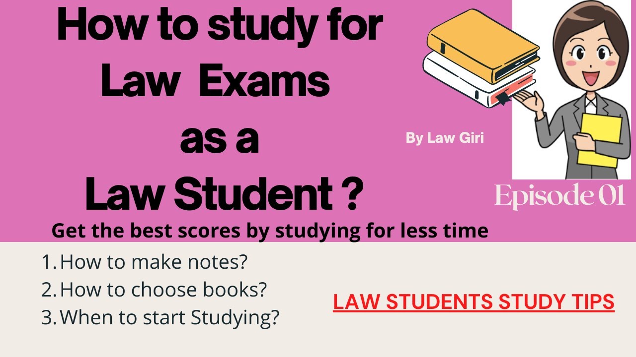How to prepare for Law semester exams in Law School: Law Students Study Tips: Episode 1