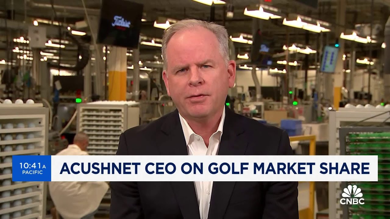 Acushnet CEO David Maher: Golf ball business plays 'outsized role in our profitability'
