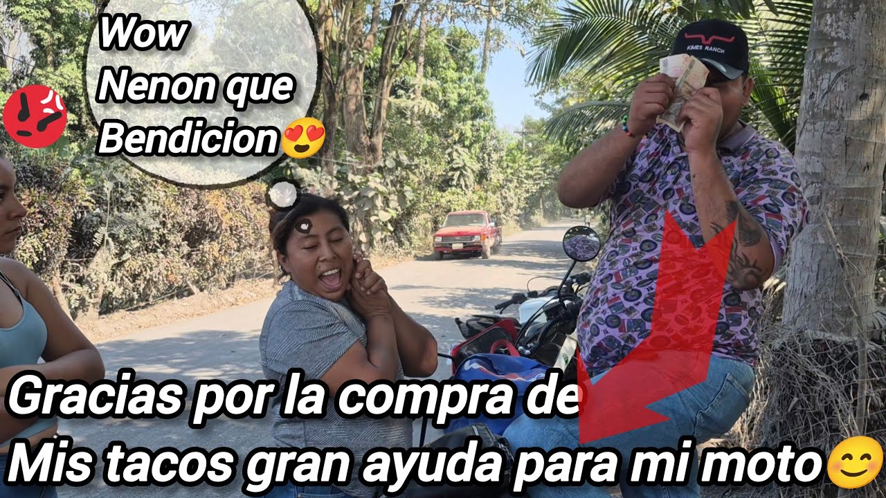 Wow Eva le paga los tacos a nenon 300 quetzales de tacos el entre lágrimas dice que gran bendición 😭